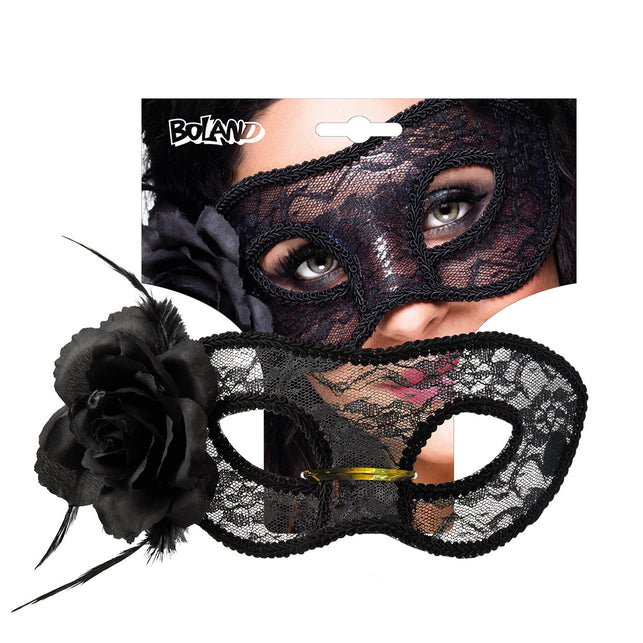 Boland Kanten oogmasker Mystique zwart