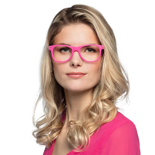 Boland Karakterbril neon roze festival