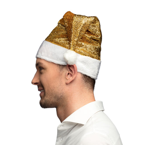 Boland Kerstmuts glitter goud