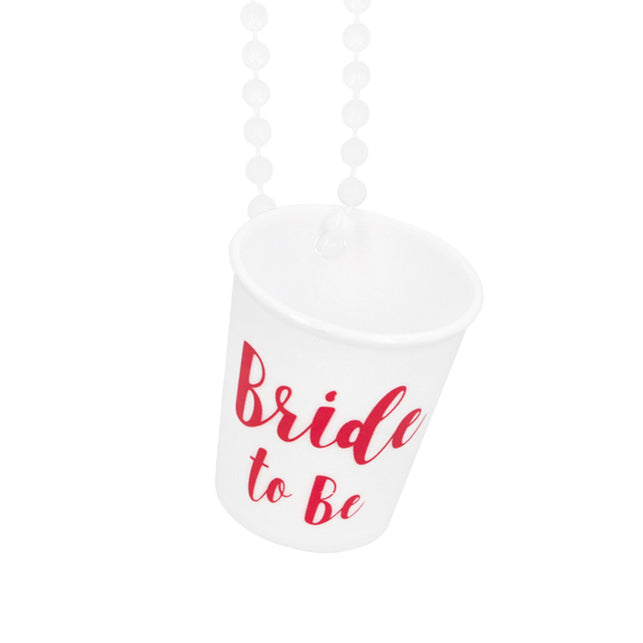 Boland Ketting met shotglaasje 'Bride to be'