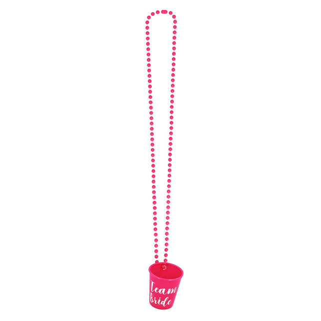 Boland Ketting met shotglaasje 'Team bride'