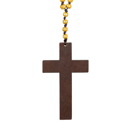 Boland Ketting Priesterkruis hout