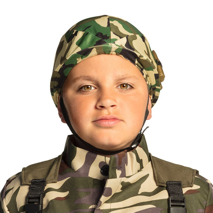 Boland Kinderhelm Militair leger camouflage