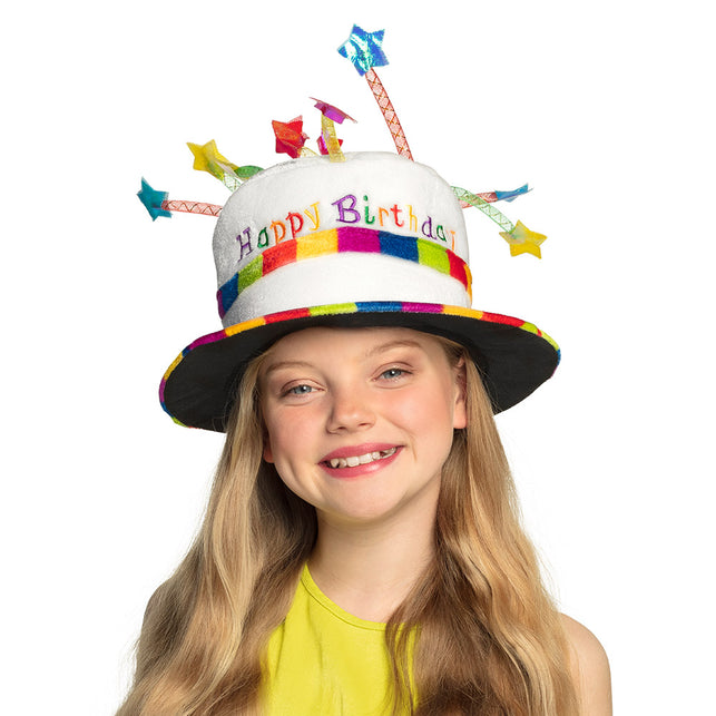 Boland Kinderhoed Rainbow cake 'Happy Birthday'