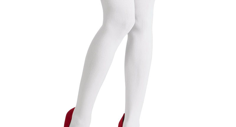 Boland Kniekousen wit met rode strik