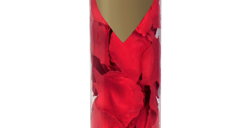 Boland Koker rozenblaadjes rood