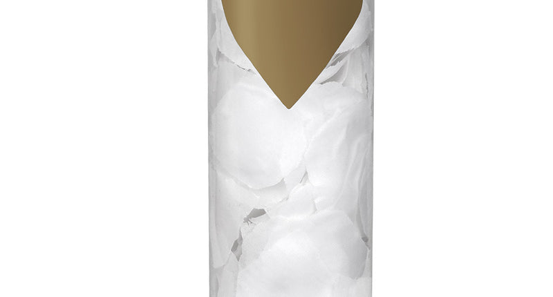 Boland Koker rozenblaadjes wit