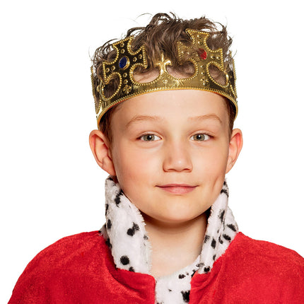 Boland Kroon Koning verstelbaar goud