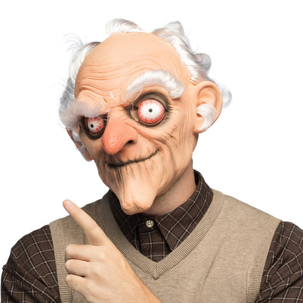 Boland Latex hoofdmasker Grumpy dwerg