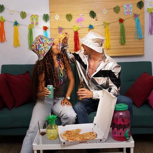 Boland LED beker Ananas met rietje