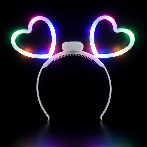 Boland LED diadeem Glowing hearts (verlichte hartjes)
