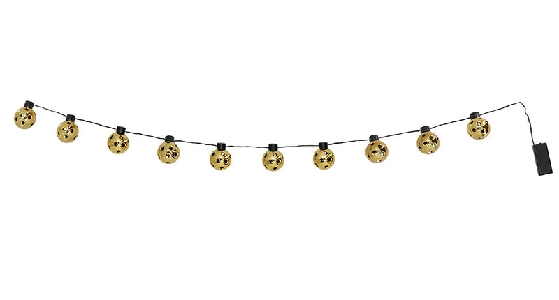 Boland LED lichtsnoer Partybal goud