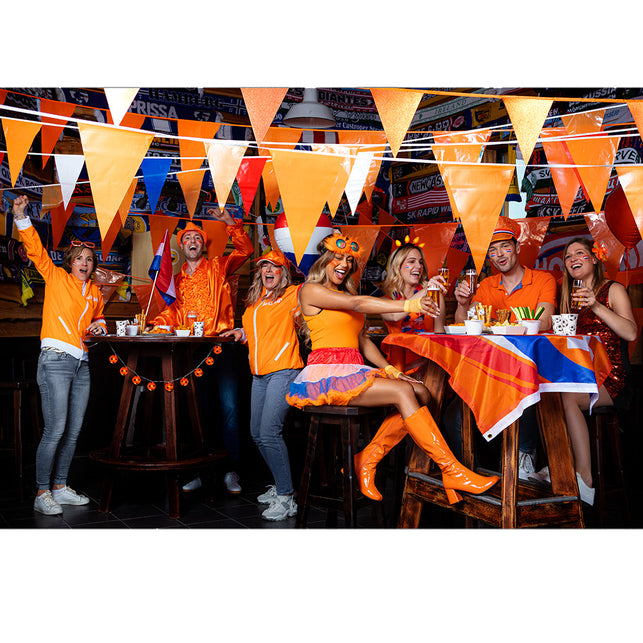 Boland LED lichtsnoer Voetbal oranje