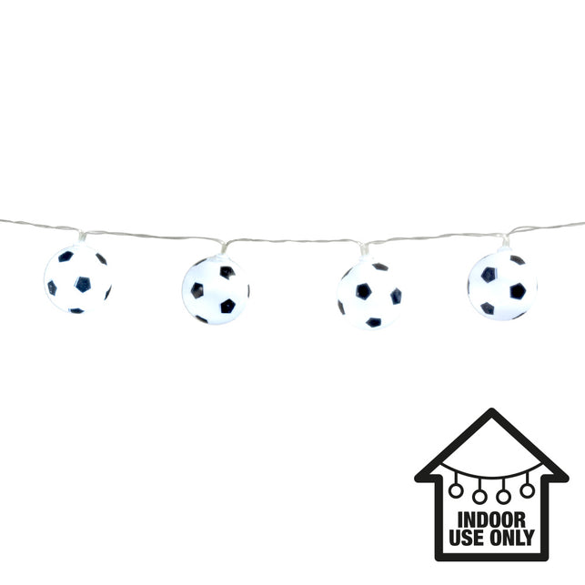 Boland LED lichtsnoer Voetbal wit