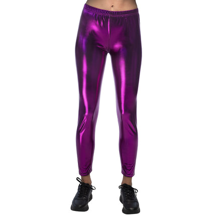 Boland Legging Metallic paars