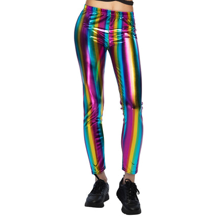 Boland Legging Metallic regenboog