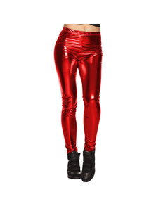 Boland Legging Metallic rood