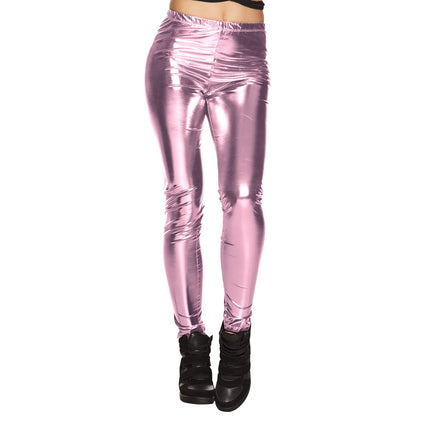 Boland Legging Metallic roze