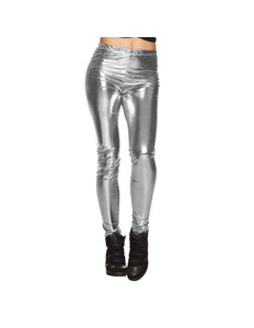 Boland Legging Metallic zilver Aimee