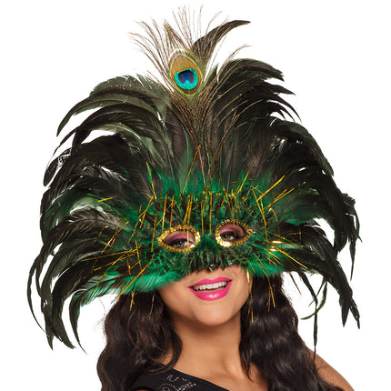 Boland Masker pauw Peacock queen
