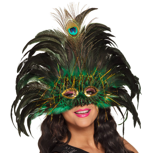 Boland Masker pauw Peacock queen