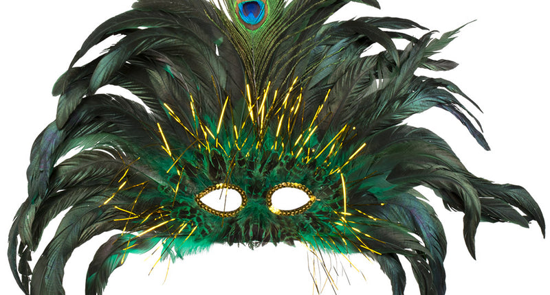 Boland Masker pauw Peacock queen