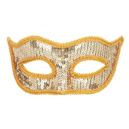 Boland Masker Venice pailletten goud