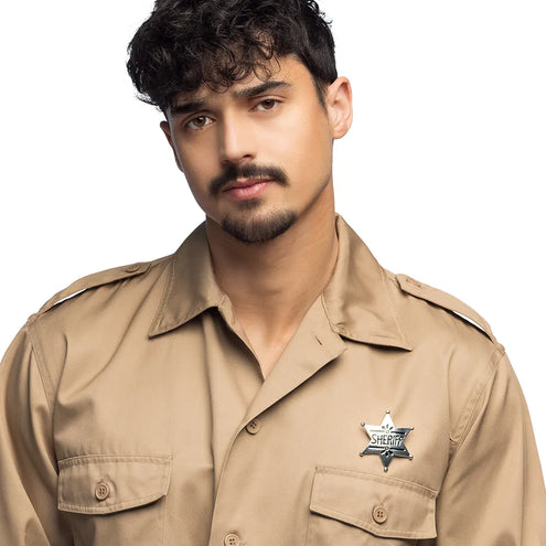 Boland Metalen badge 'Sheriff'