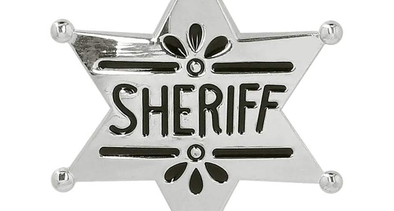 Boland Metalen badge 'Sheriff'