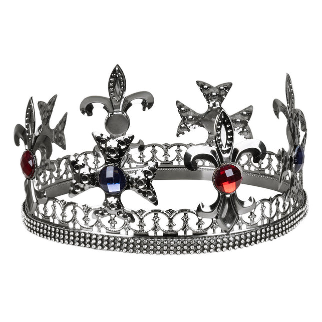 Boland Metalen kroon Royal king zilver