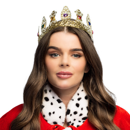 Boland Metalen kroon Royal queen koningin