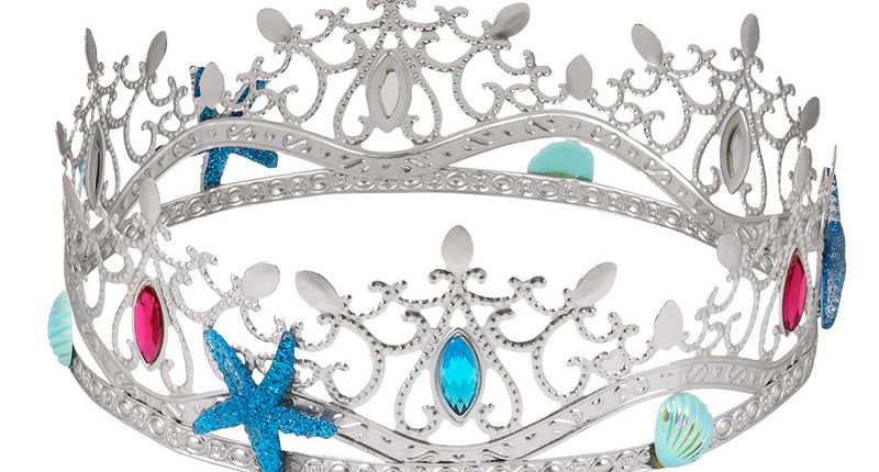 Boland Metalen kroon Zeekoningin