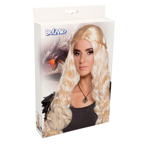 Boland Moeder natuur pruik blond lang