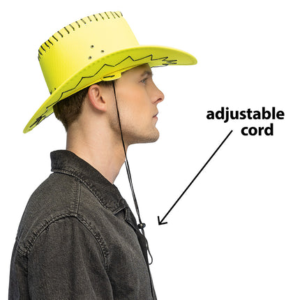 Boland Neon cowboyhoed Savanne neongeel (UV)