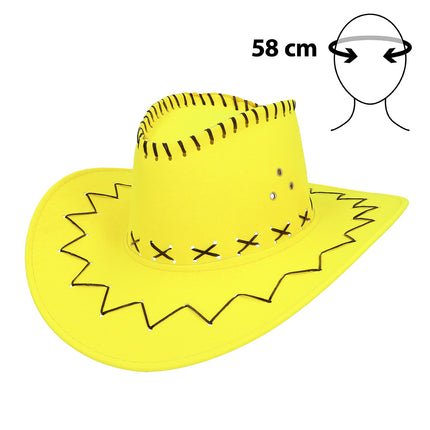 Boland Neon cowboyhoed Savanne neongeel (UV)