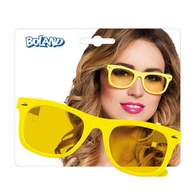 Boland Neon gele bril Dance
