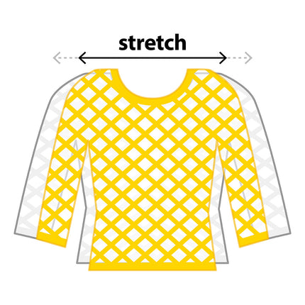 Boland Neongele visnet shirt Temptation dames (UV, M / L/XL)