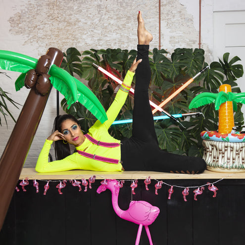 Boland Opblaasbare flamingo