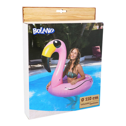 Boland Opblaasbare zwemband Flamingo