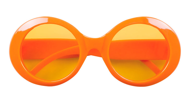 Boland Oranje bril disco Jackie neon
