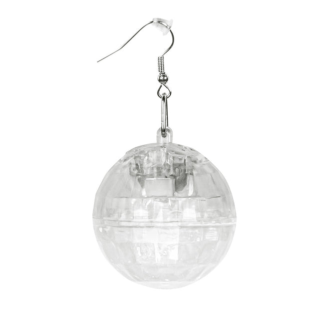 Boland Paar LED oorbellen Discobal