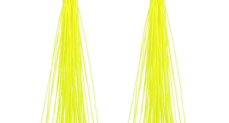 Boland Paar oorbellen Festival neongeel