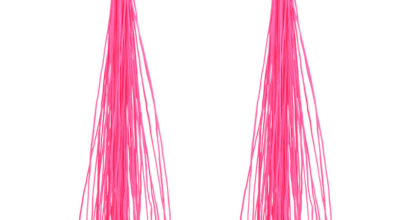 Boland Paar oorbellen Festival neonroze