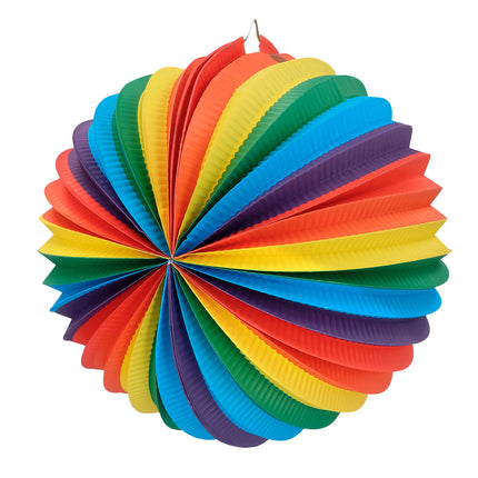 Boland Papieren ballonlampion Rainbow