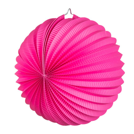 Boland Papieren ballonlampion roze