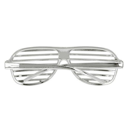 Boland Partybril Omnia zilveren luikjes