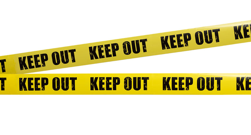 Boland PE afzetlint 'Keep out'