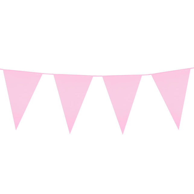 Boland PE reuzenvlaggenlijn lichtroze