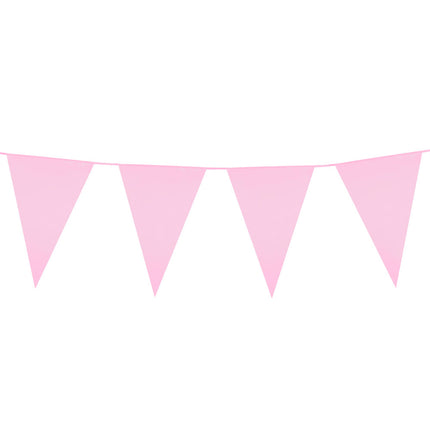 Boland PE reuzenvlaggenlijn lichtroze