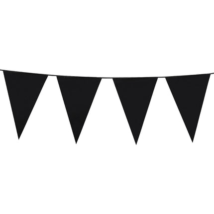 Boland PE reuzenvlaggenlijn zwart